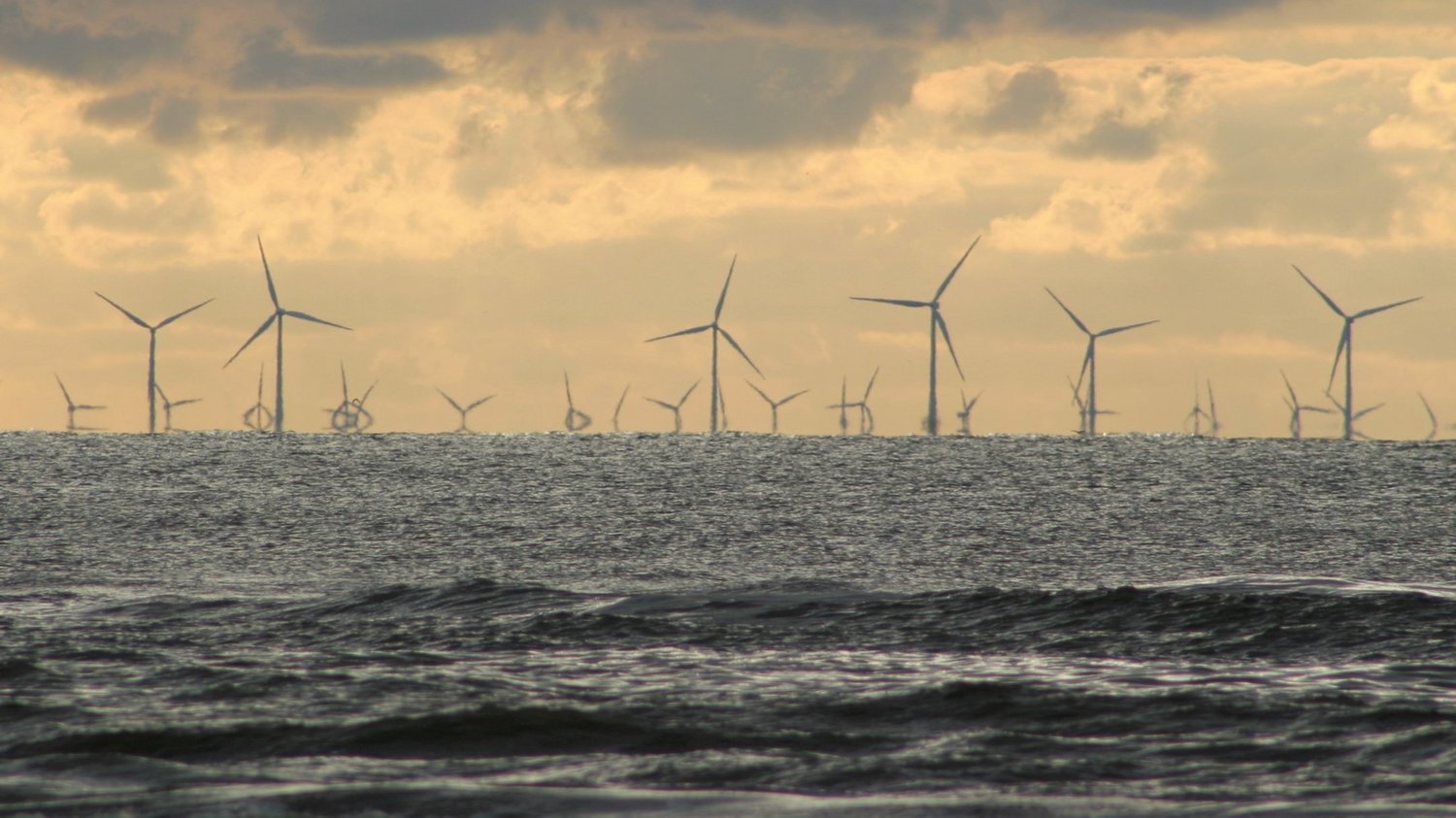 Offshore Windfarm. Bild von David Will auf Pixabay.