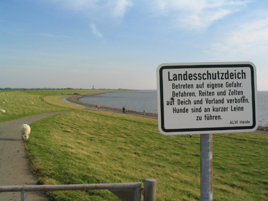 Seedeich bei Büsum, Kreis Dithmarschen